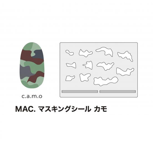 MAC. マスキングシール c・a・m・o(カモ)