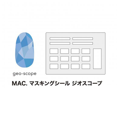 MAC. マスキングシール geo-scope(ジオスコープ)