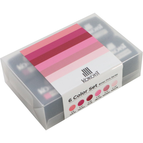 カラー6色(3)Mat Pink Series