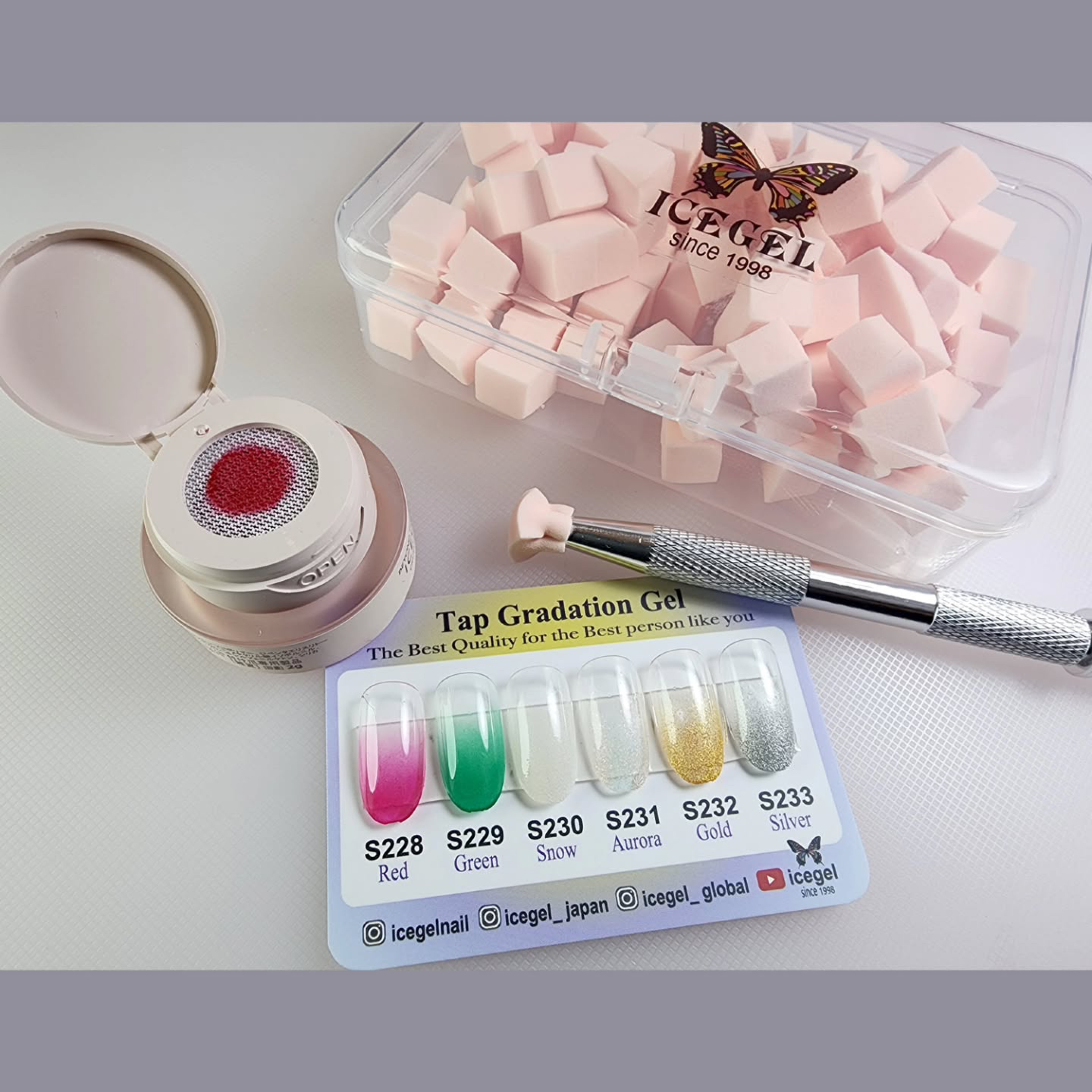 タップグラデーション パール 6色