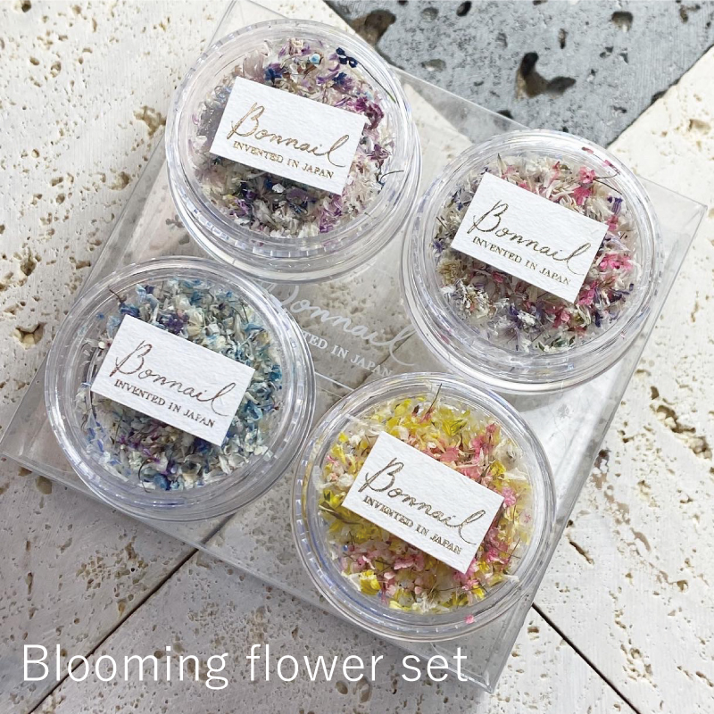 blooming flower set