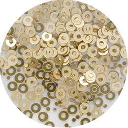 【生産終了】スパンコール(2.5mm) メタリックゴールド